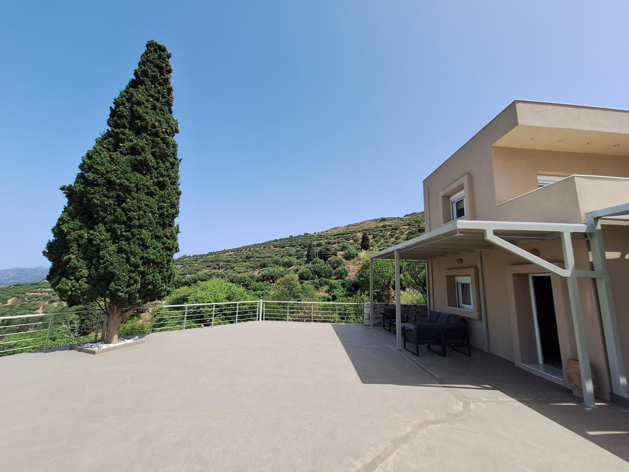 Villa Irini - Cretan Luxury Villa With Amazing View Paraspori  ภายนอก รูปภาพ