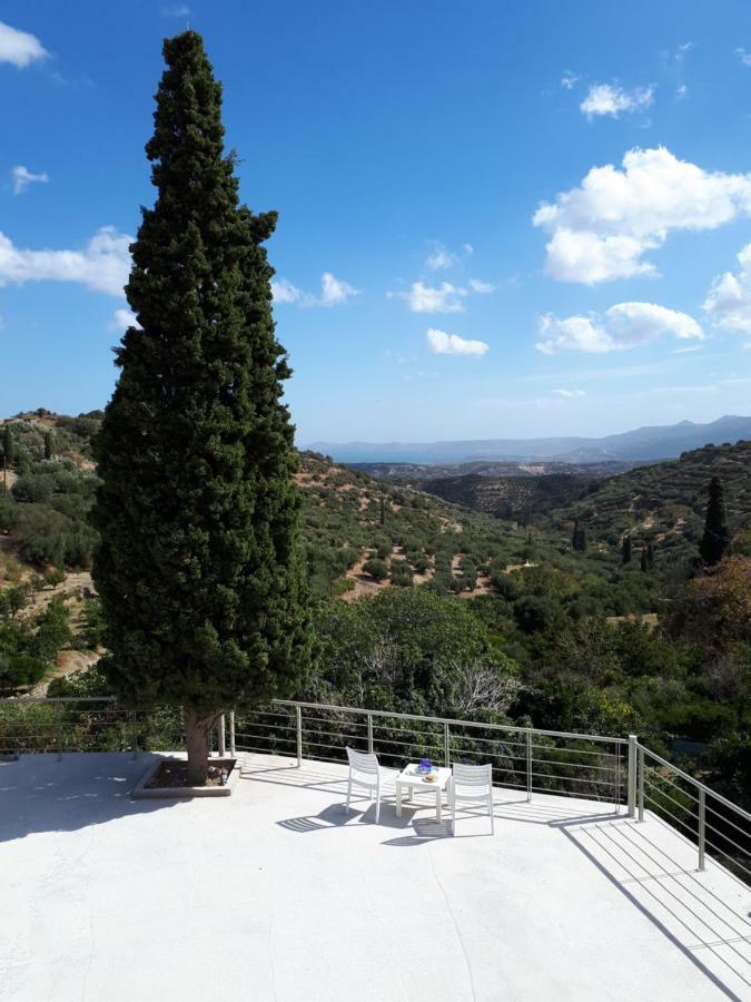 Villa Irini - Cretan Luxury Villa With Amazing View Paraspori  ภายนอก รูปภาพ
