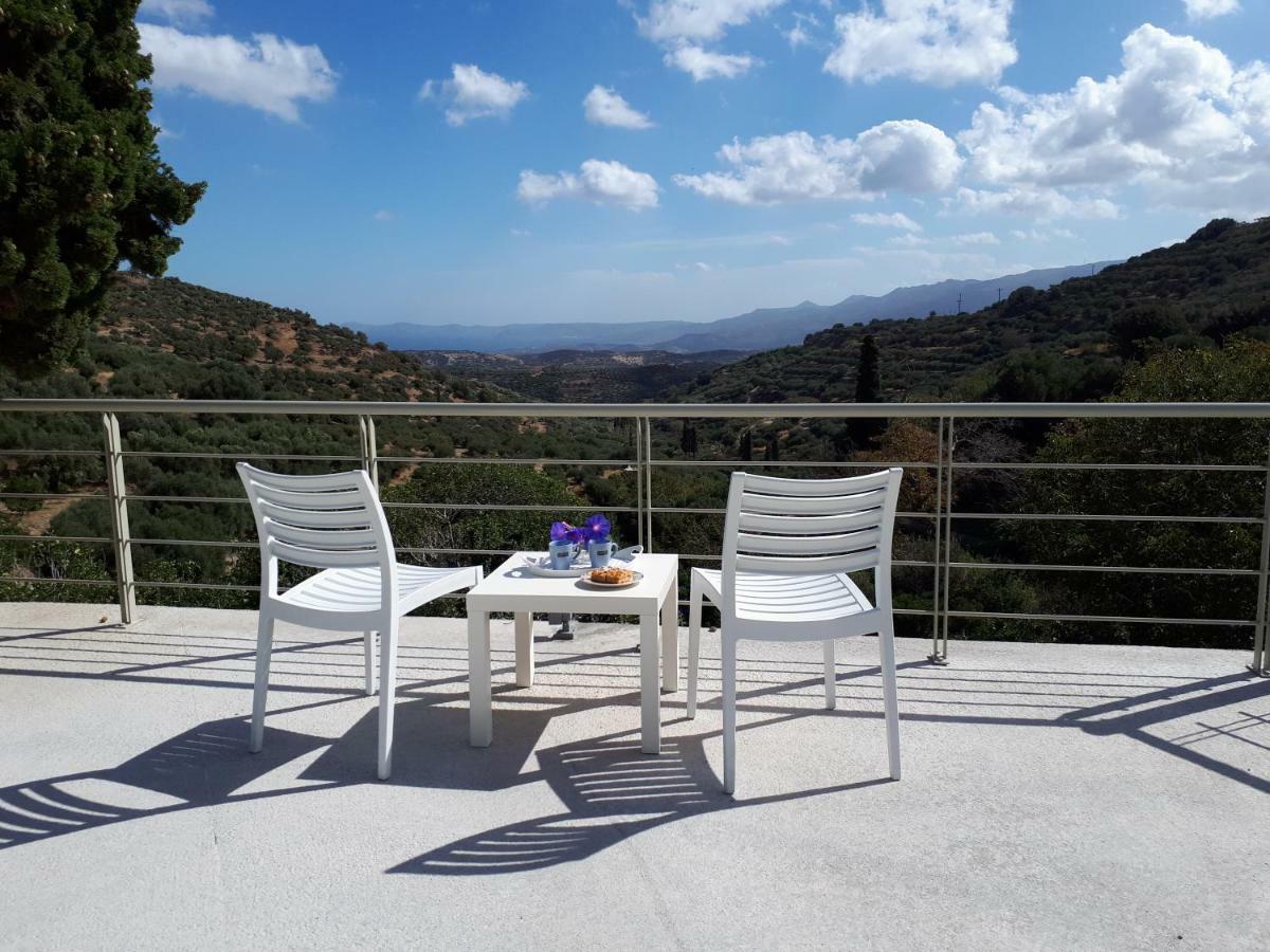 Villa Irini - Cretan Luxury Villa With Amazing View Paraspori  ภายนอก รูปภาพ