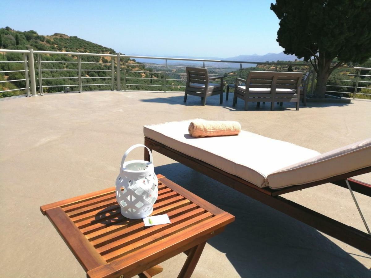 Villa Irini - Cretan Luxury Villa With Amazing View Paraspori  ภายนอก รูปภาพ