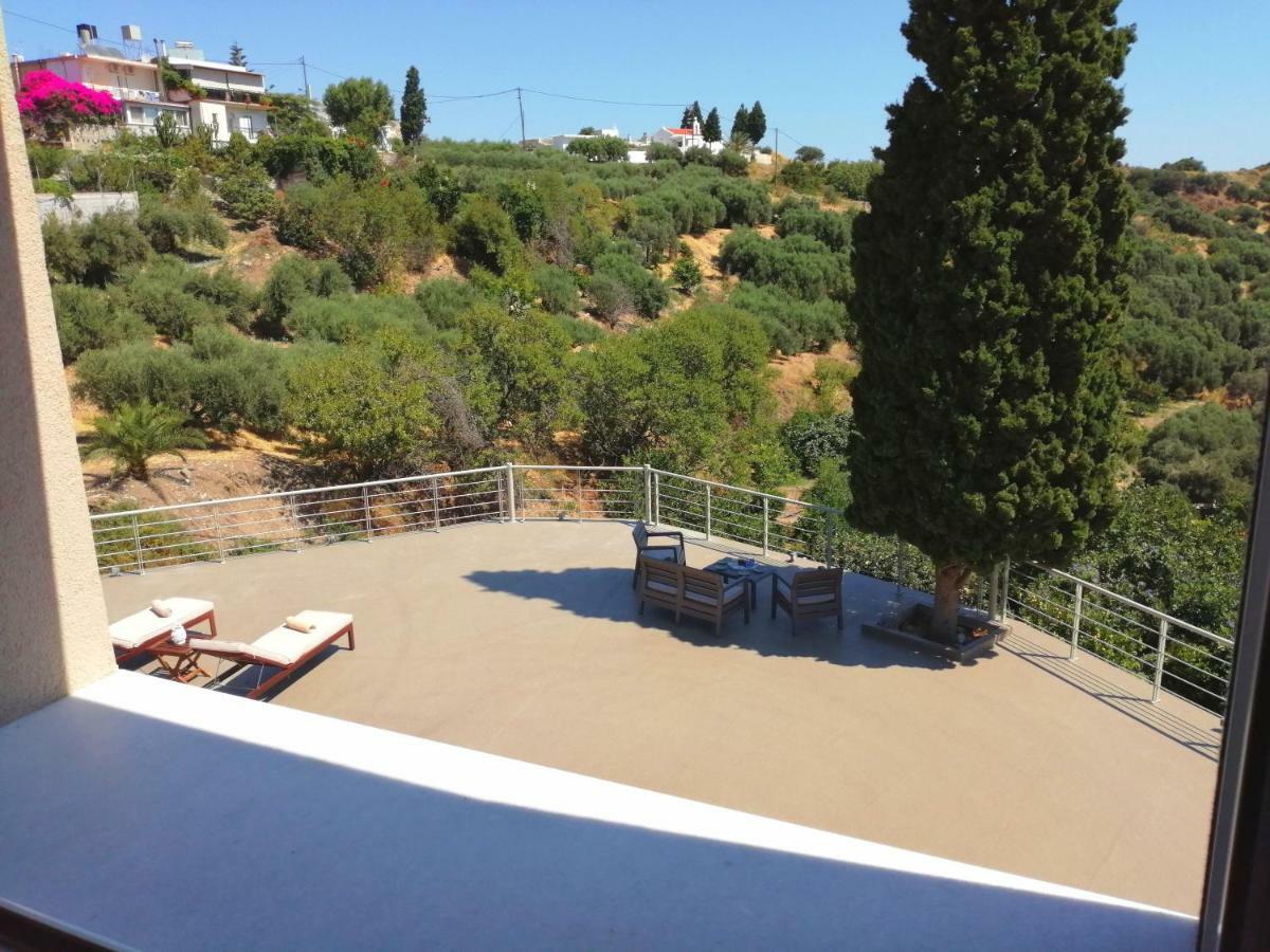 Villa Irini - Cretan Luxury Villa With Amazing View Paraspori  ภายนอก รูปภาพ