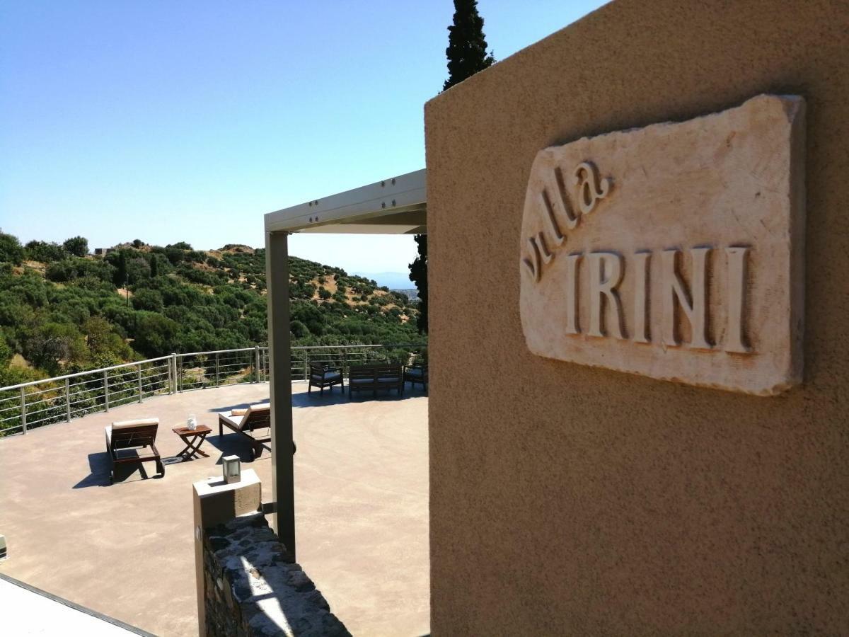 Villa Irini - Cretan Luxury Villa With Amazing View Paraspori  ภายนอก รูปภาพ