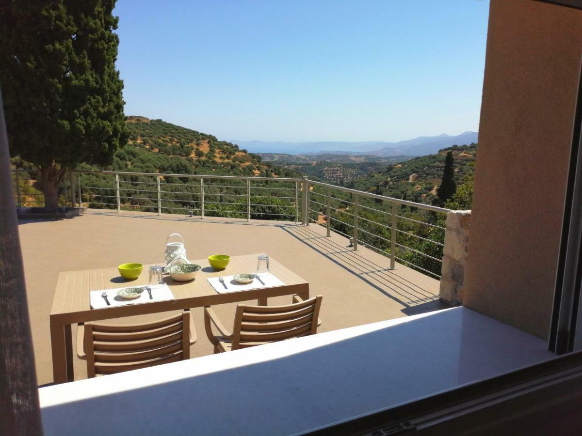 Villa Irini - Cretan Luxury Villa With Amazing View Paraspori  ภายนอก รูปภาพ