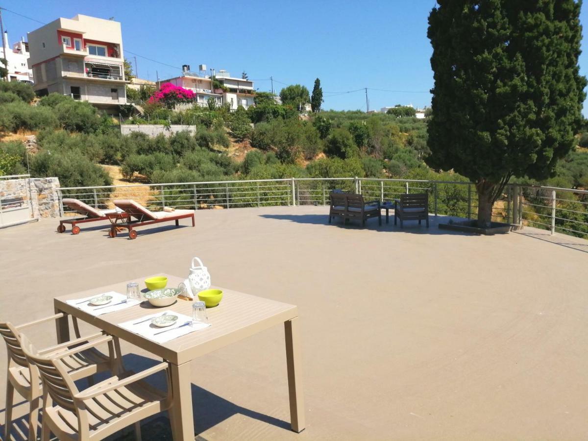 Villa Irini - Cretan Luxury Villa With Amazing View Paraspori  ภายนอก รูปภาพ